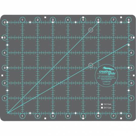Creative Grids cutting mat sized 6 in x 8 in.