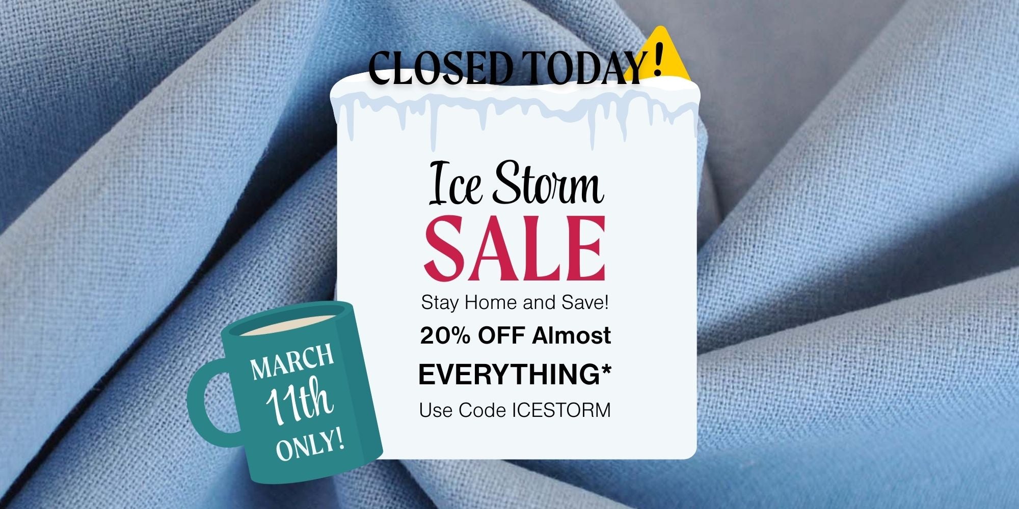 Ice Storm SALE!