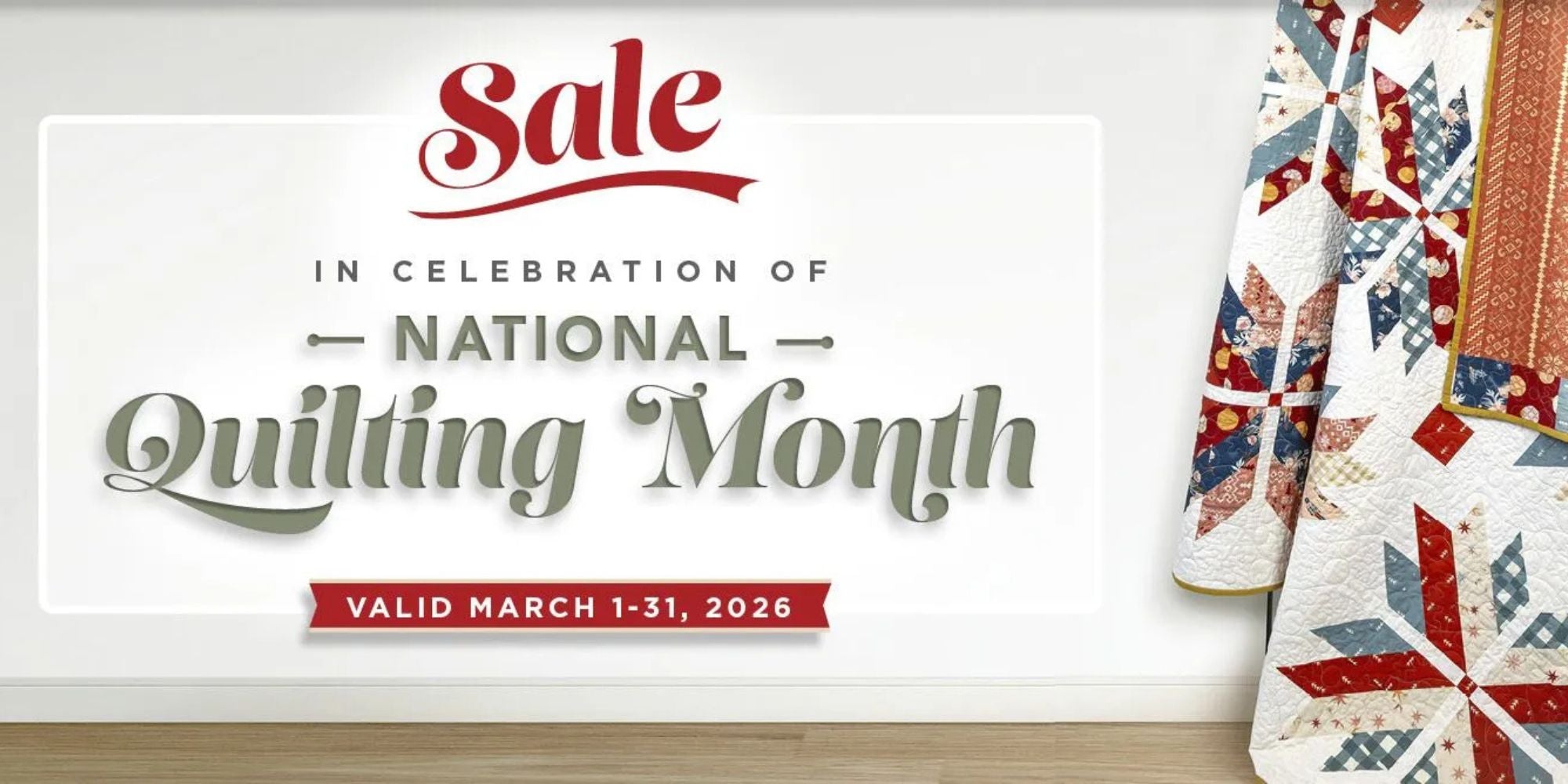 Janome National Quilting Month Specials