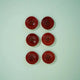7/8" Corozo Nut Button - 6 pack