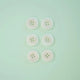 7/8" Corozo Nut Button - 6 pack