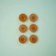 7/8" Corozo Nut Button - 6 pack