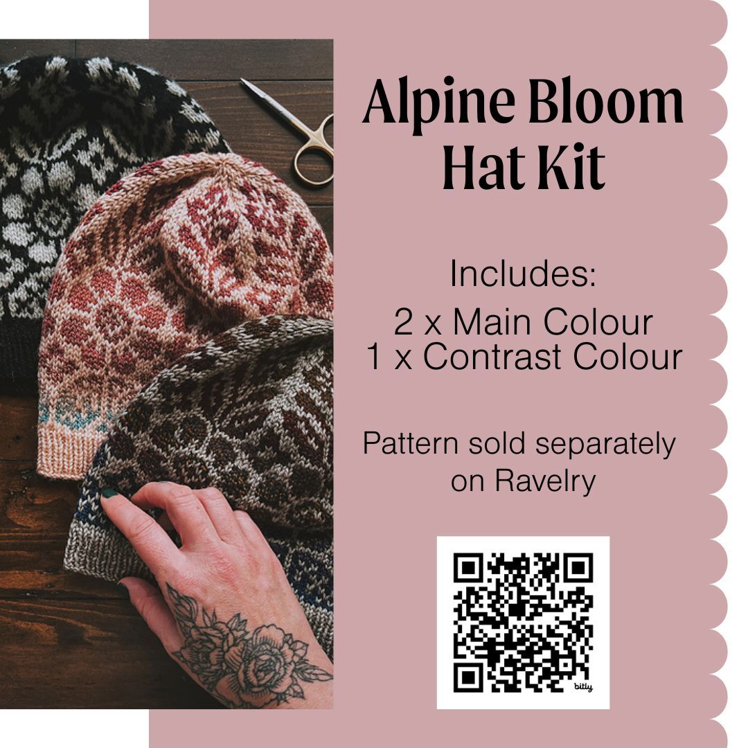 25SS◆AWESOMENEEDS◆HANDICRAFT KNIT BLOOM HAT A Really Good Yarn: Alpine Bloom Hat