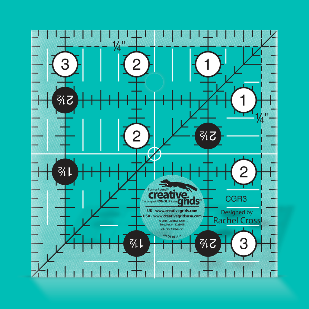 Creative Grids Left Handed Ruler 6.5x24