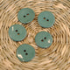 18mm Glossy Akoya Pearl Shell Buttons - Sold Individually