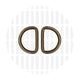 Basic D Rings 19mm (0.75in) - 2 per Pack