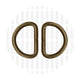 Basic D Rings 25mm (1in) - 2 per Pack