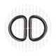 Basic D Rings 25mm (1in) - 2 per Pack