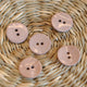 18mm Glossy Akoya Pearl Shell Buttons - Sold Individually