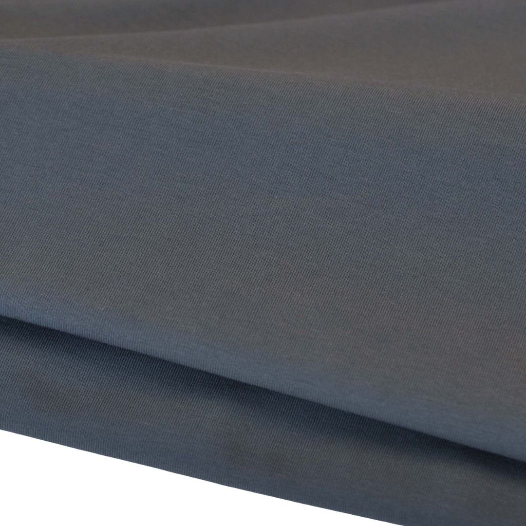 Organic Cotton Jersey in Anthracite – Fabrications Ottawa