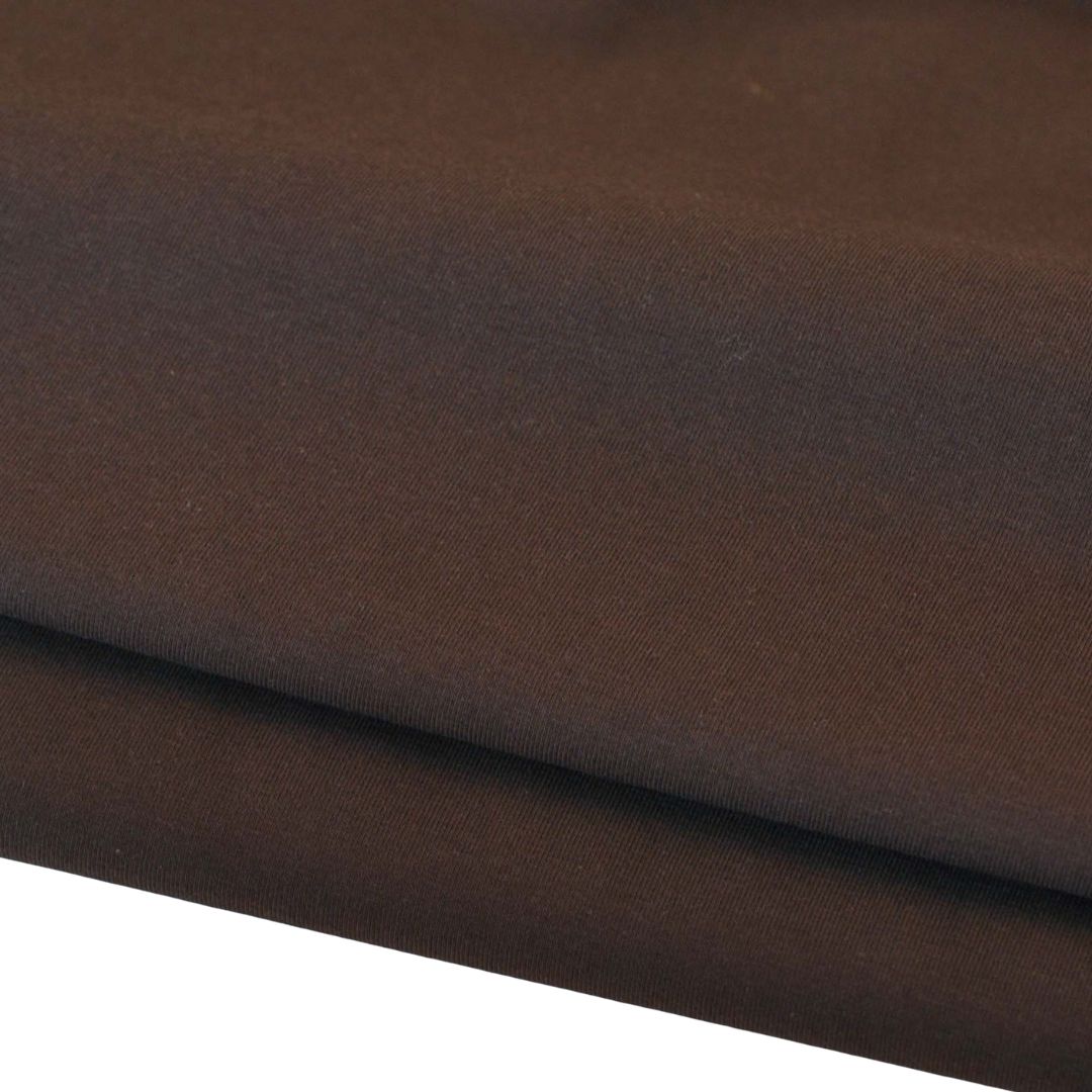 Organic Cotton Jersey in Dark Brown – Fabrications Ottawa