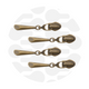 #5 Drop Zipper Pulls - 4 per Pack