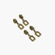 #5 Rounded Rectangle Zipper Pulls - 4 per Pack
