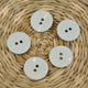18mm Glossy Akoya Pearl Shell Buttons - Sold Individually