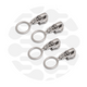 #5 Loop Zipper Pulls - 4 per Pack