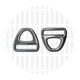 Triangle D Rings 25mm (1in) - 2 per Pack