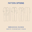 Aviator Jumpsuit sewing pattern Wardrobe By Me