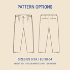 Cocoon Pants sewing pattern Wardrobe By Me