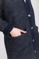 Cardigan with in-seam pockets sewing pattern