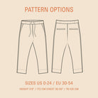 Easy pants Sewing Pattern Wardrobe By Me