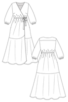 HALI wrap dress