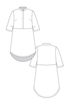 HELMI trench blouse & tunic dress