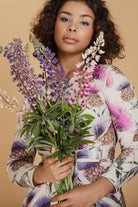 Wrap knit dress sewing pattern