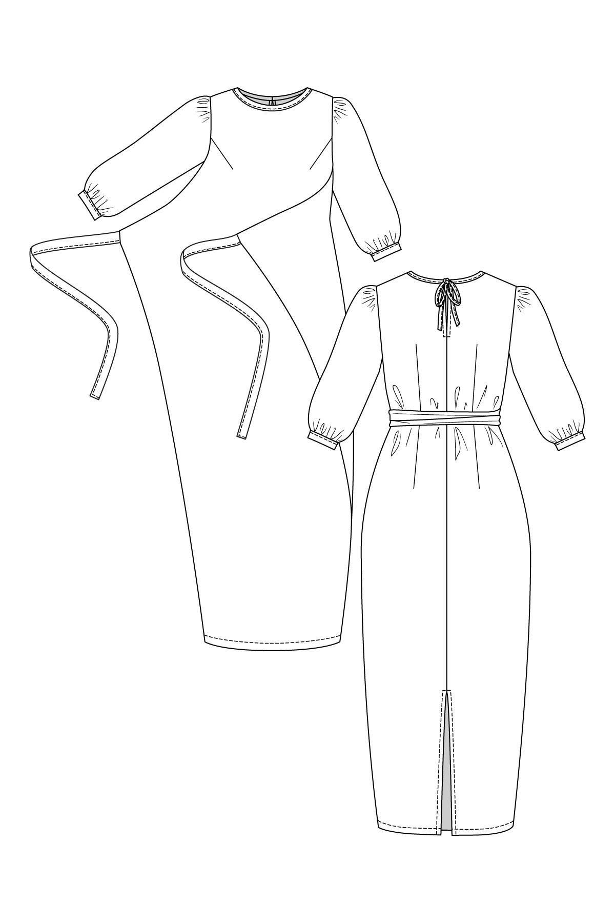 LILJA dress, pinafore & blouse