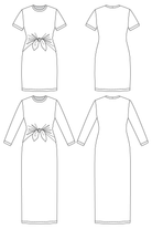 LYYTI tie front mini & maxi dress