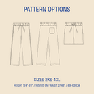 Loose Linen Pants Sewing pattern Wardrobe By Me