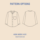 Kids Mini Jensen Shirt sewing pattern Wardrobe By Me