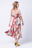 Dress with a gathered waist sewing pattern