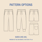 Sweatpants sewing pattern