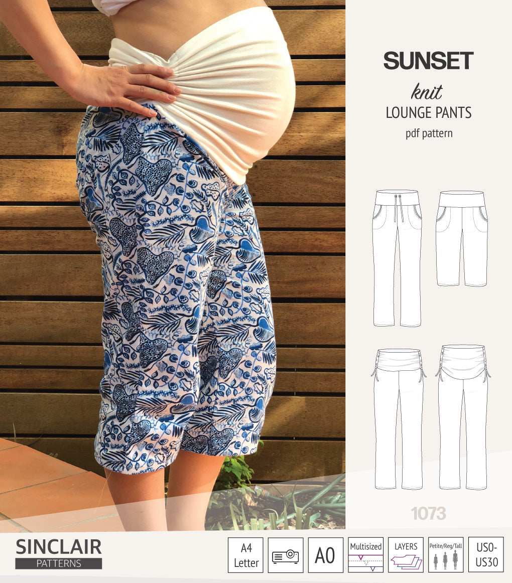 Sunset knit lounge pants (PDF) (2025 Updated)
