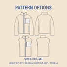 Cozy Fleece Jacket sewing pattern