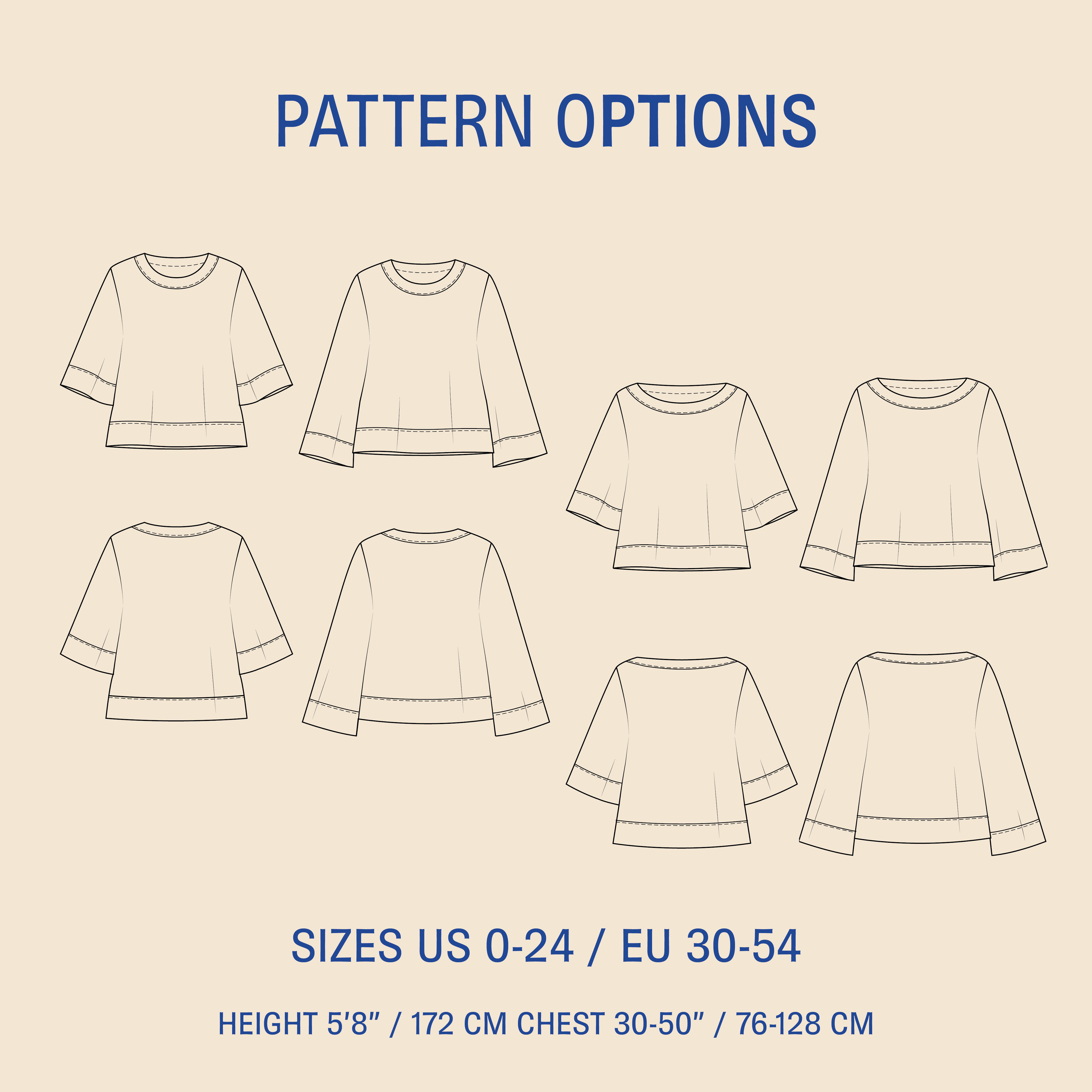 Silke Blouse Sewing pattern