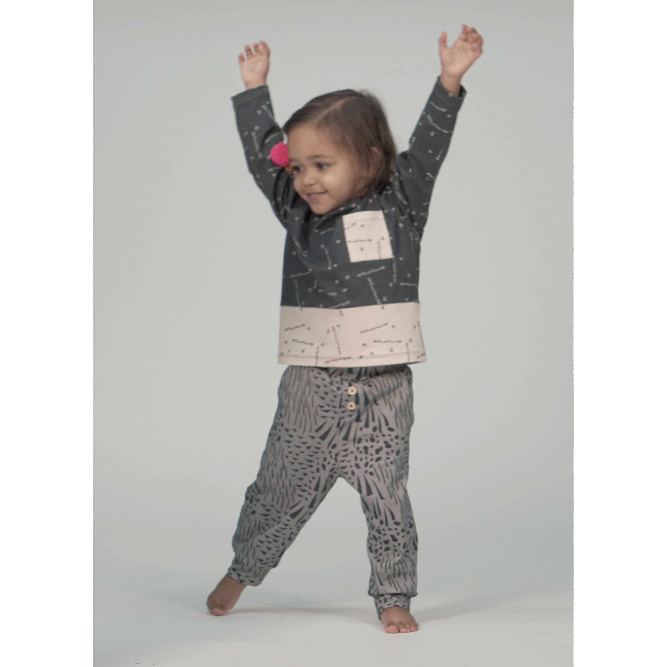 Kids Slouch Pant Jogger PDF Sewing Pattern