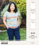 Alva woven dolman style top (PDF)