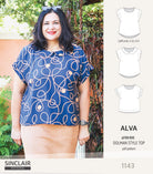 Alva woven dolman style top (PDF)