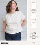 Alva woven dolman style top (PDF)