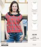 Alva woven dolman style top (PDF)