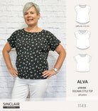 Alva woven dolman style top (PDF)