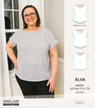 Alva woven dolman style top (PDF)