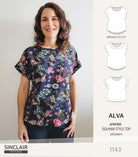 Alva woven dolman style top (PDF)