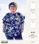 Alva woven dolman style top (PDF)