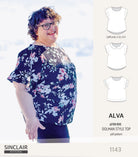 Alva woven dolman style top (PDF)