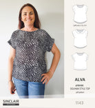 Alva woven dolman style top (PDF)