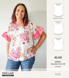 Alva woven dolman style top (PDF)