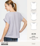 Alva woven dolman style top (PDF)