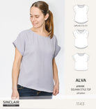Alva woven dolman style top (PDF)